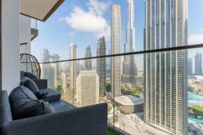 Jaw Dropping Burj Khalifa view 3 min to Dubai mall